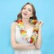 4 pcs Thickened Summer Hawaiian Leis, Perfect Luau Party Supplies for Summer Beach Vacations, Essential Party Decorations (4, 4 Color)